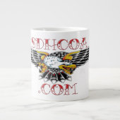 2.0のコーヒーの大きいassedマグ ジャンボコーヒーマグカップ (正面)