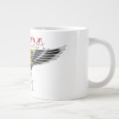 2.0のコーヒーの大きいassedマグ ジャンボコーヒーマグカップ (右)