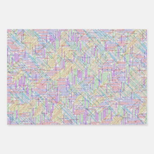 2,000+数式パズル解決済み ラッピングペーパーシート (正面)