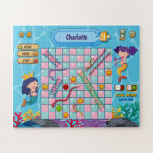 2/1、人魚は海遊びの下ではしごをヘビする。 ジグソーパズル (横)