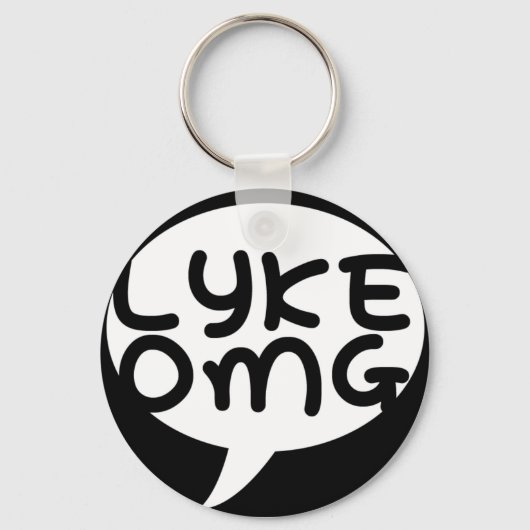 2 1/4" LYKE OMGキーチェーン キーホルダー (正面)