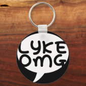 2 1/4" LYKE OMGキーチェーン キーホルダー (正面)