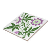 2/2シャーウィンコットンパッションフラワーアンティークレプロ タイル (側面)