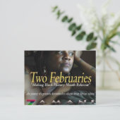 2 2月の郵便はがき ポストカード (スタンド正面)