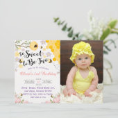 2 2歳の誕生日の写真を撮る事は非常に甘い 招待状 (スタンド正面)