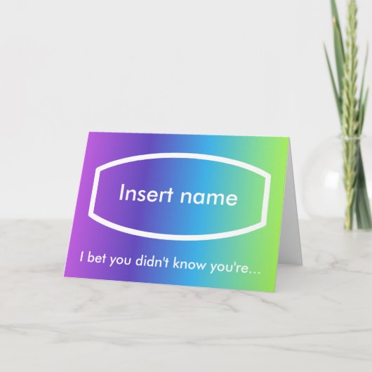 2,222,222,222秒カード(前パーソナライズされた面) カード (正面)