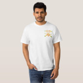2/22nd Inf VSR CIB及び交差させたライフルのワイシャツ Tシャツ (正面フル)