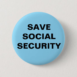2.25インチボタン。社会救保障 缶バッジ