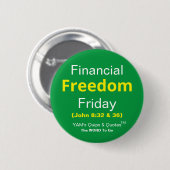2.25インチラウンドボタン – Financial Freedom Friday 缶バッジ (正面&裏面)