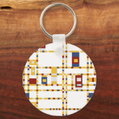 2.25インチ基本ボタンキーチェーン キーホルダー (正面)