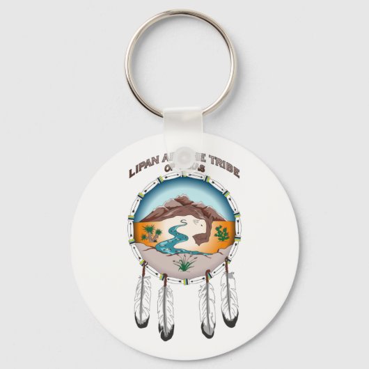 2.25インチ基本ラウンドグローバルシールドキーチェーン キーホルダー (正面)