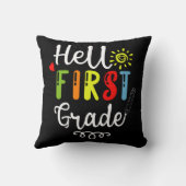 2/2 – ハローファーストグレードシャツ、1年生 クッション (裏面)