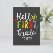 2/2 – ハローファーストグレードシャツ、1年生 サンキューカード (スタンド正面)