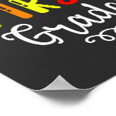 2/2 – ハローファーストグレードシャツ、1年生 ポスター (角)