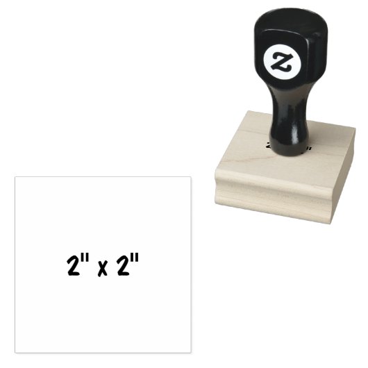 2"×2" ラバースタンプ (押印)