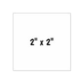 2"×2" ラバースタンプ (インプリント)