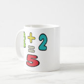 2+2=5 コーヒーマグカップ (正面左)