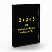 2 + 2 = 5 面白い数学ジョーク フォトブロック (左)