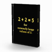 2 + 2 = 5 面白い数学ジョーク フォトブロック (右)