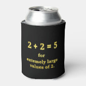 2 + 2 = 5 面白い数学ジョーク 缶クーラー (缶正面)