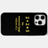 2 + 2 = 5 面白い数学ジョーク Case-Mate iPhoneケース (裏面 (横))