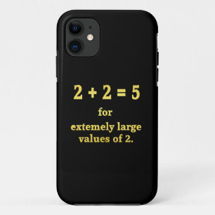 2 + 2 = 5 面白い数学ジョーク iPhone 11 ケース