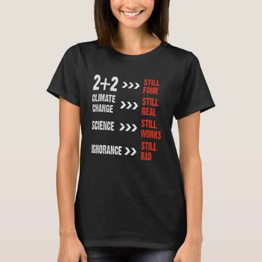 2+2 Still 4先生物理学教授 Tシャツ (正面)