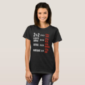 2+2 Still 4先生物理学教授 Tシャツ (正面フル)