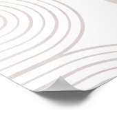 2/3ニュートラルミッドセンチュリーミニマルウォールアートプリント ポスター (角)