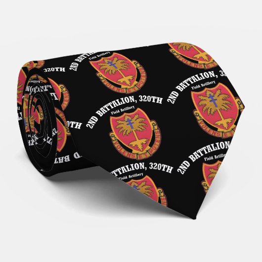 2/320th野戦砲兵の首のタイ ネクタイ (ロール)
