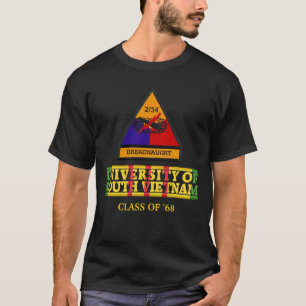 2/34th南ベトナムのワイシャツの装甲大学 tシャツ