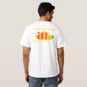 2/34th装甲Dreadnaughtsの暗闇のワイシャツ Tシャツ (裏面フル)