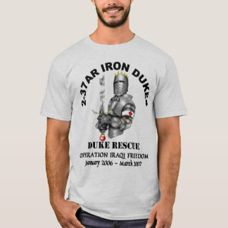 2-37AR医学の小隊OIF Tシャツ
