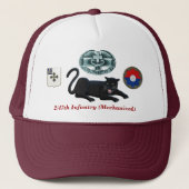 2/47th歩兵の"ヒョウ" CMBの帽子 キャップ (正面)