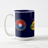 2/47th Inf. 機械式のうなり声VSRトラックマグ ツートーンマグカップ (左)