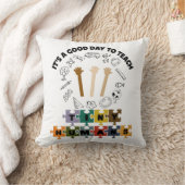 2/4、小さな人間に良い日だ教えよ、先生 クッション (ブランケット)