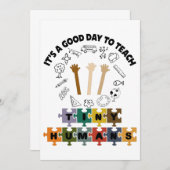 2/4、小さな人間に良い日だ教えよ、先生 サンキューカード (正面/裏面)