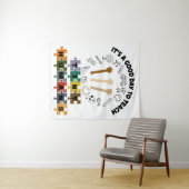 2/4、小さな人間に良い日だ教えよ、先生 タペストリー (インサイチュ(横))