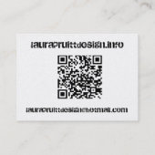 2.5によるデザインQRカード3.5 名刺 (裏面)