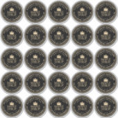 2.5インチメープルシロップ防水透明または白色 シール (正面)