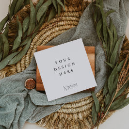 2.5インチ正方形ラベルまたはカード挿入プリント エンクロージャーカード