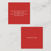 2.5インチx2.5インチ（標準）マット名刺 スクエア名刺 (正面/裏面)