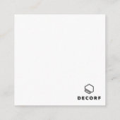 2.5インチx 2.5インチエンクロージャカード エンクロージャーカード (裏面)