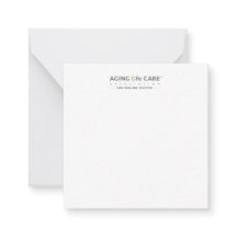 2.5インチx 2.5インチフラットノートカード – ニューイングランド