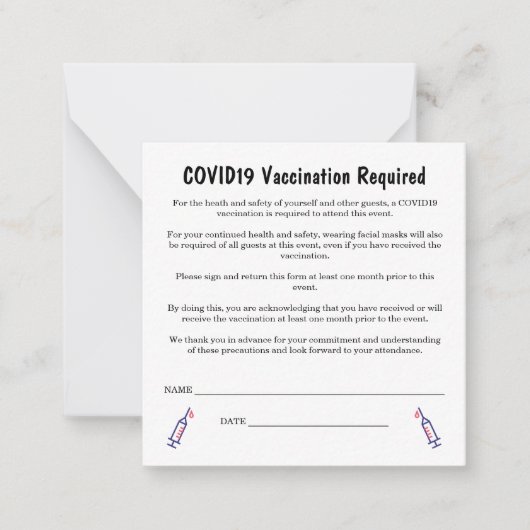 2.5インチx 2.5インチフラットノートカード ノートカード (正面)