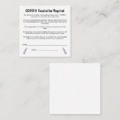 2.5インチx 2.5インチフラットノートカード ノートカード (正面/裏面)