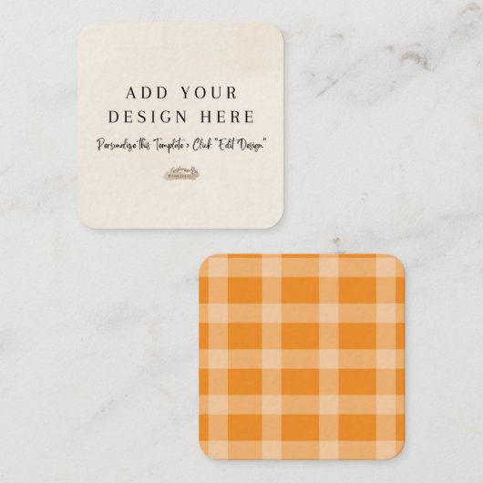 2.5インチx 2.5インチラウンドエンクロージャカード エンクロージャーカード (正面/裏面)