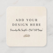 2.5インチx 2.5インチラウンドエンクロージャカード エンクロージャーカード (正面)