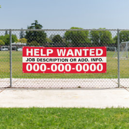 2.5インチx 8インチの救済望みバナー 横断幕