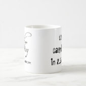 2.5秒の肉食性にかわいい! チーム大修道院のマグ コーヒーマグカップ (中央)